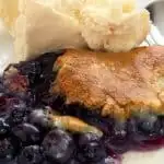 blueberry cobbler with yellow cake mix