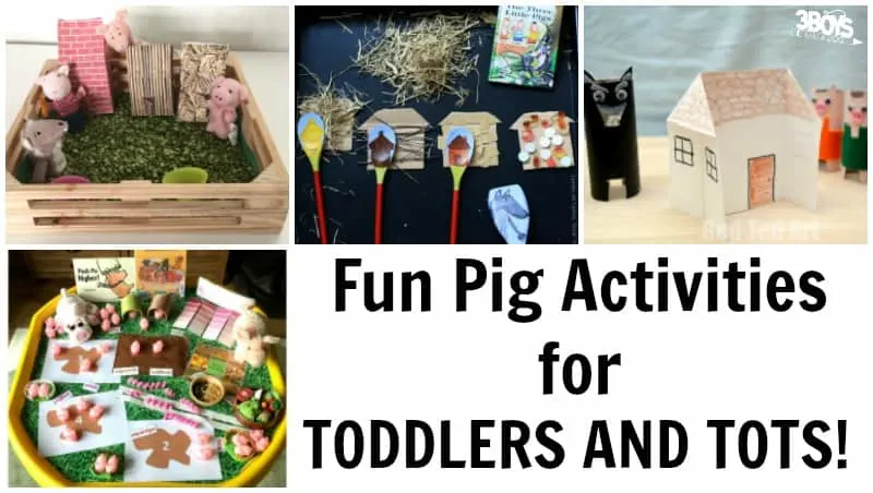 Fun Pig Activities for Toddlers and Tots