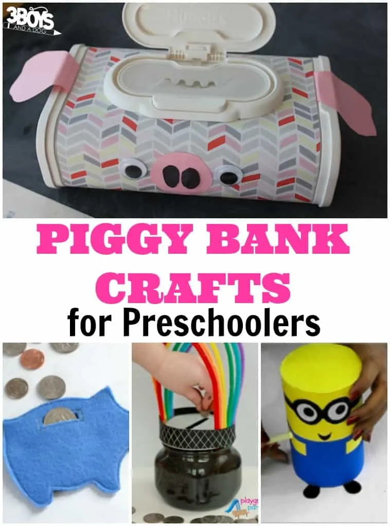 Piggy Bank Crafts for Preschool