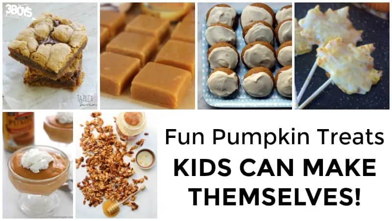 Pumpkin Treats Kids Can Make with Parents