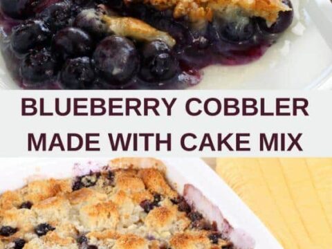 Blueberry Cake Mix Cobbler Recipe
