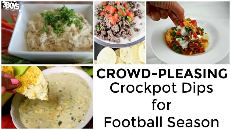 Crowd Pleasing Crockpot Dips for Football Season