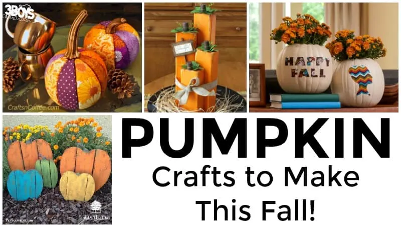 Pumpkin Crafts to Make in Fall