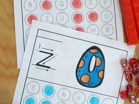 Image for Free ABC Letter Find Uppercase or Lowercase Printable