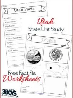 Utah State Fact Files