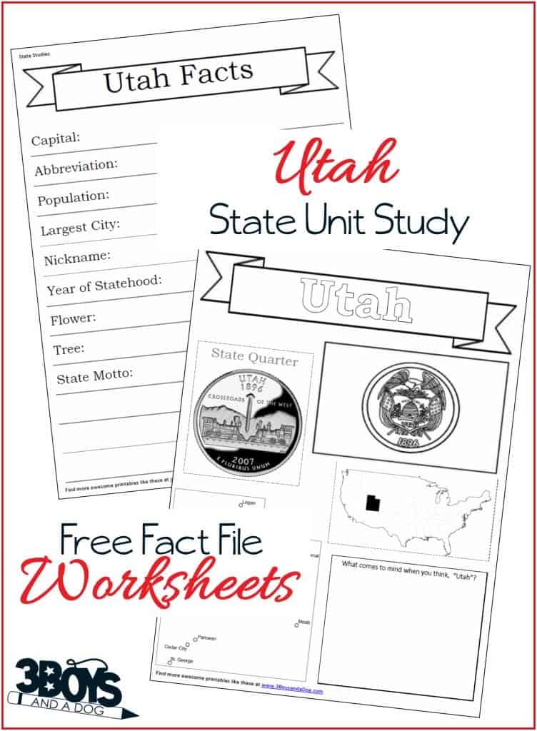 Utah State Fact Files