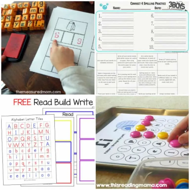 Free Spelling Worksheet Makers and Activities for Kids