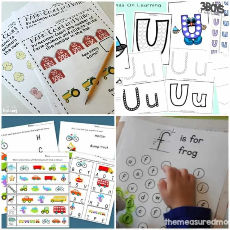 Homeschooling Preschool Worksheets to Print