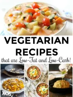 Low Fat Low Carb Vegetarian Recipes