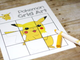Image for Pokemon Grid Art for Writing Fine Motor Skills