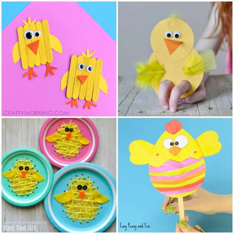 Cute Chick Activities and Crafts for Kids