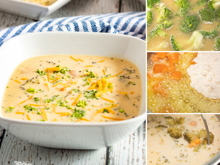 cheesy broccoli soup