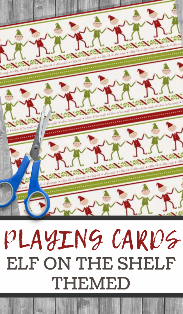 Elf on the Shelf Playing Cards