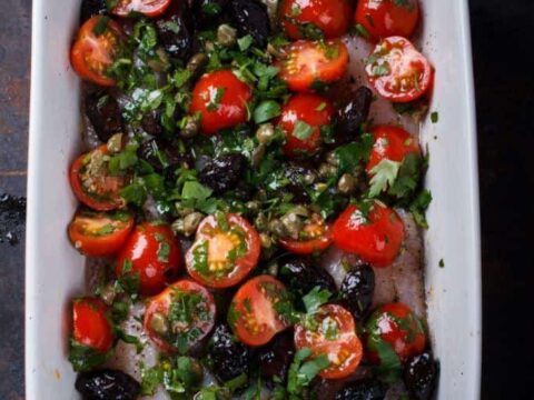 Baked Tilapia with Tomatoes Recipe