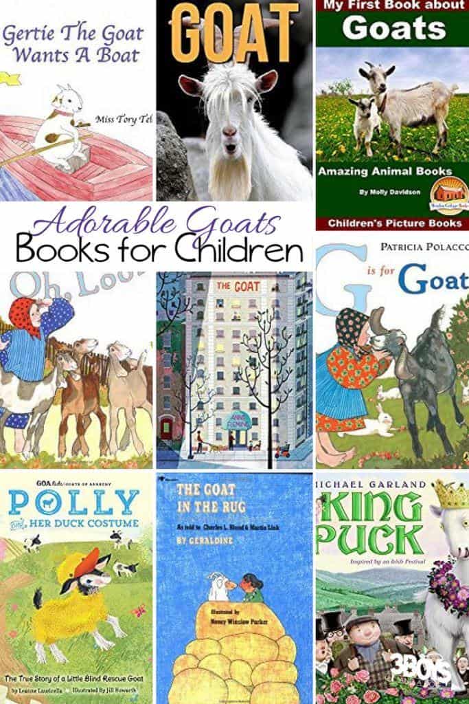 Books about Goats for Children - Farm Animals Unit Study