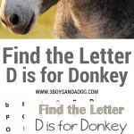 D is for Donkey homeschooling freebies (1)