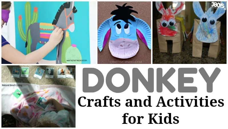 Donkey Crafts and Activities