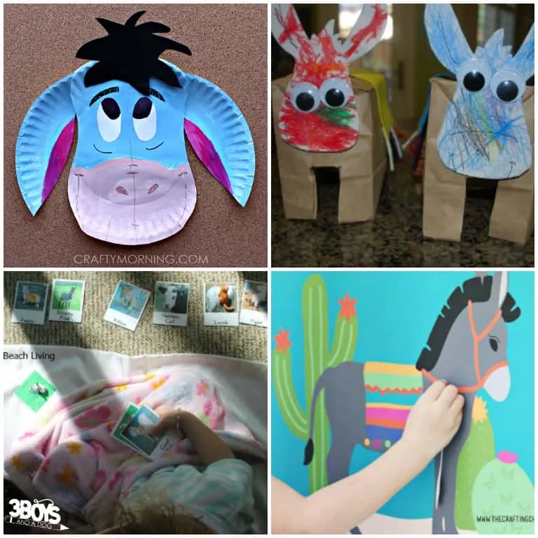Fun Donkey Crafts and Activities