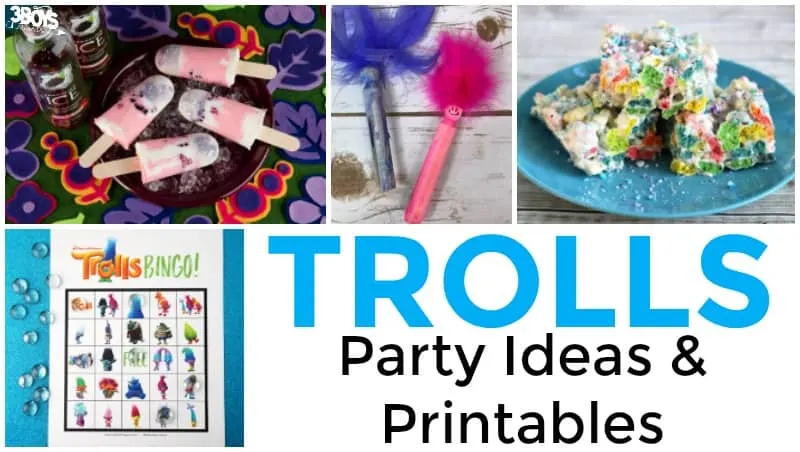 Trolls Party Ideas and Printables for Kids