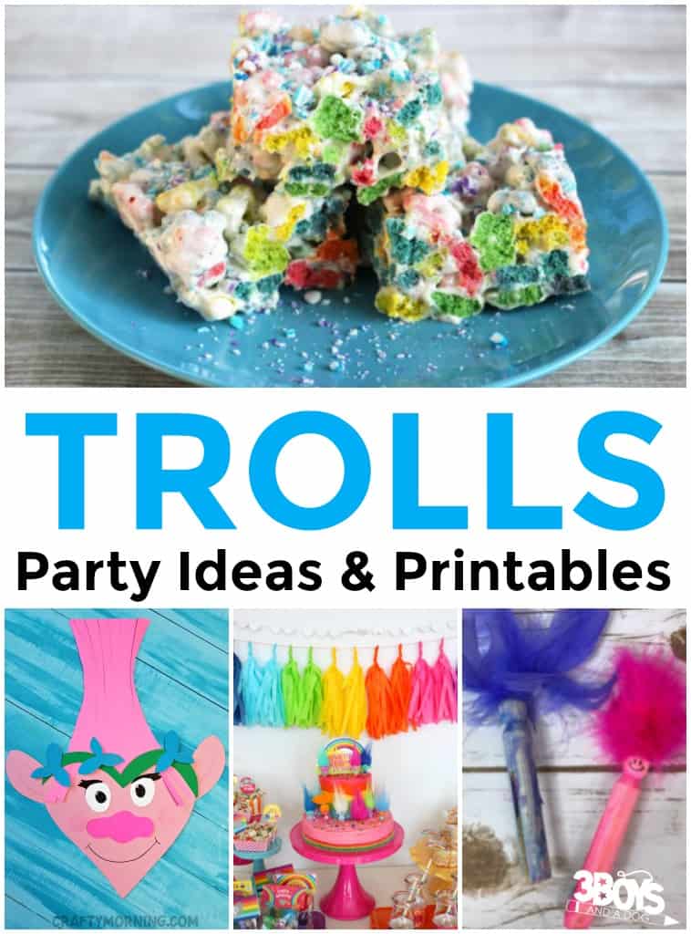 Trolls Party Ideas and Printables