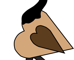 Image for Heart Goose Paper Craft