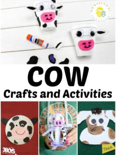 Holstein Cow Crafts and Activities