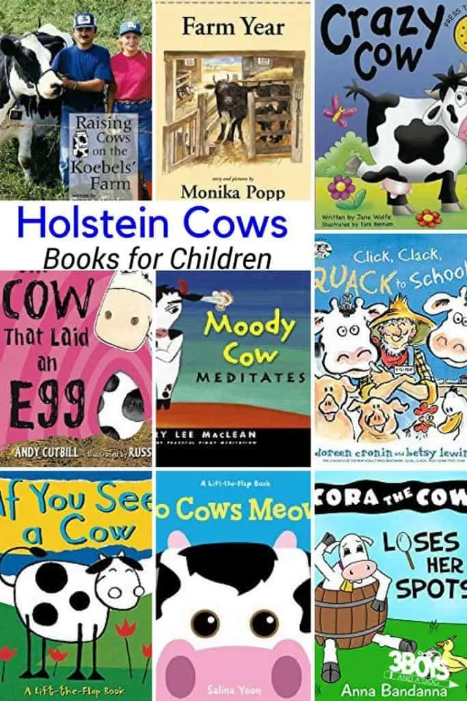 Books about the Holstein Cow for Children