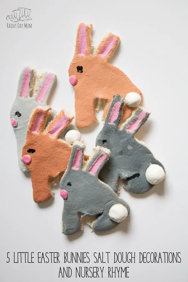 Easy Easter Crafts for Kids: Salt Dough Bunny