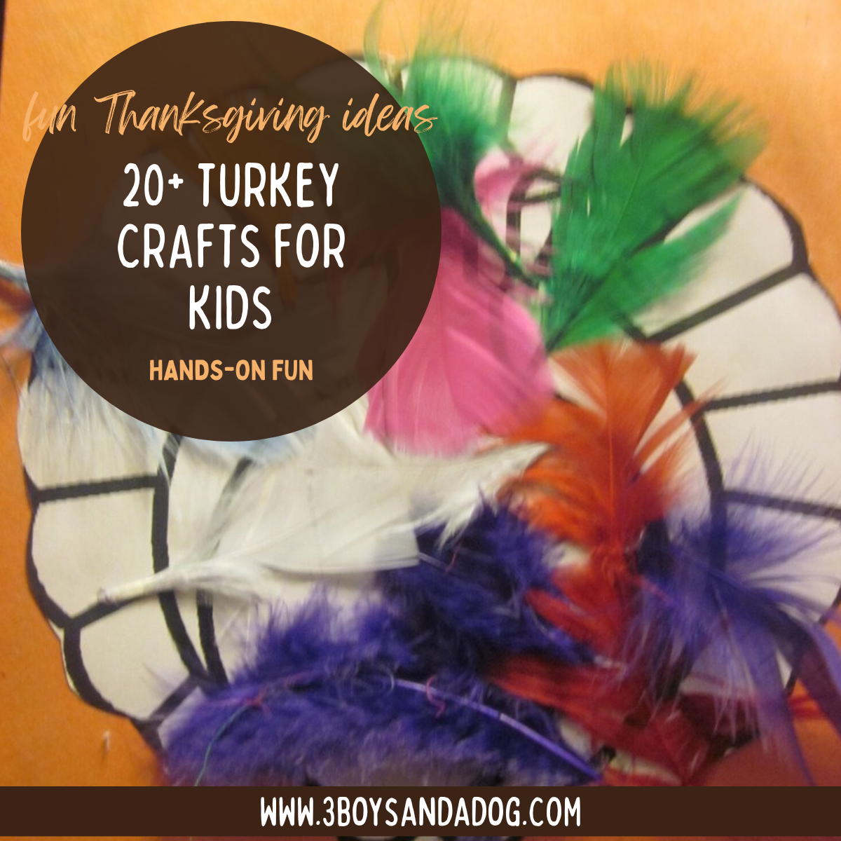 20+ Turkey Crafts for Kids hands-on fun