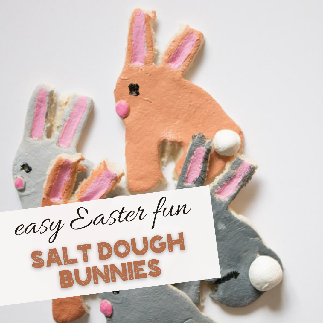 Easy Easter Crafts for Kids: Salt Dough Bunny