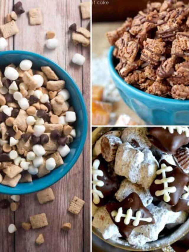 Over 15 Muddy Buddies Snack Recipes Story