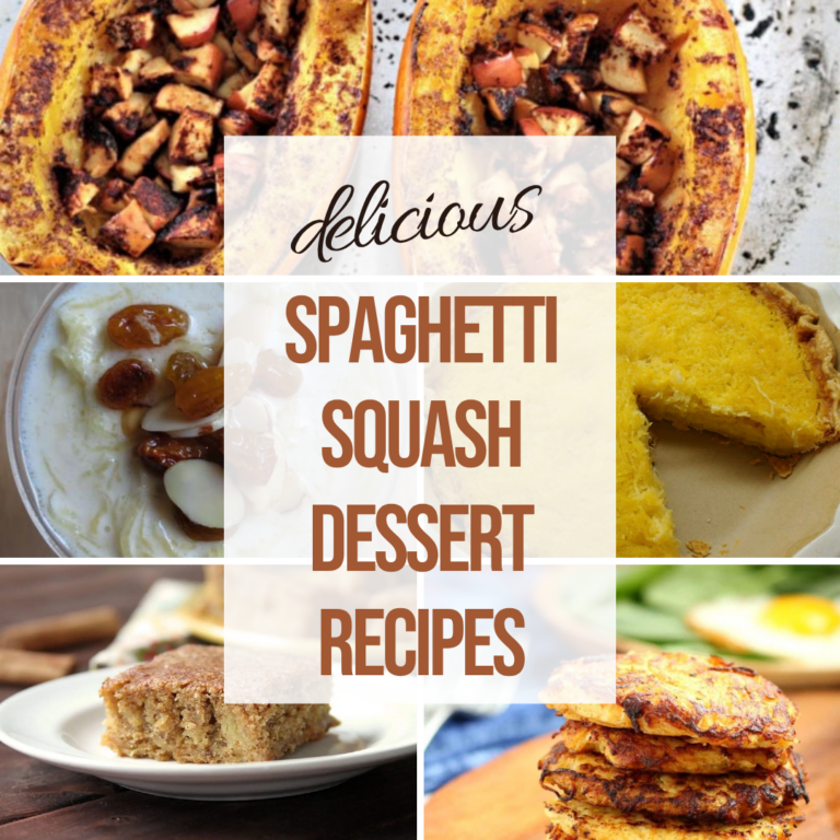 Spaghetti Squash Dessert Recipes