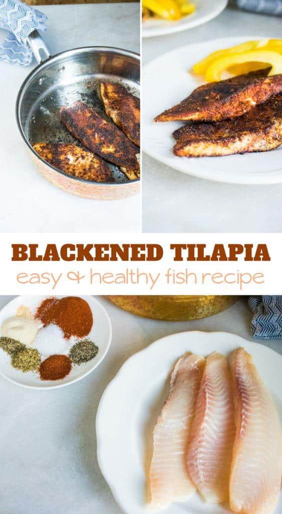 Blackened Tilapia easy and healthy fish recipe
