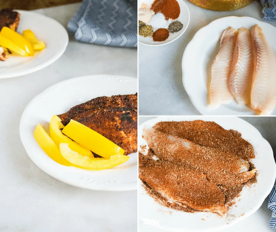 blackened tilapia fish recipe with step by step instructions