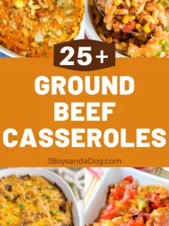 over 20 different hamburger meat casserole recipes