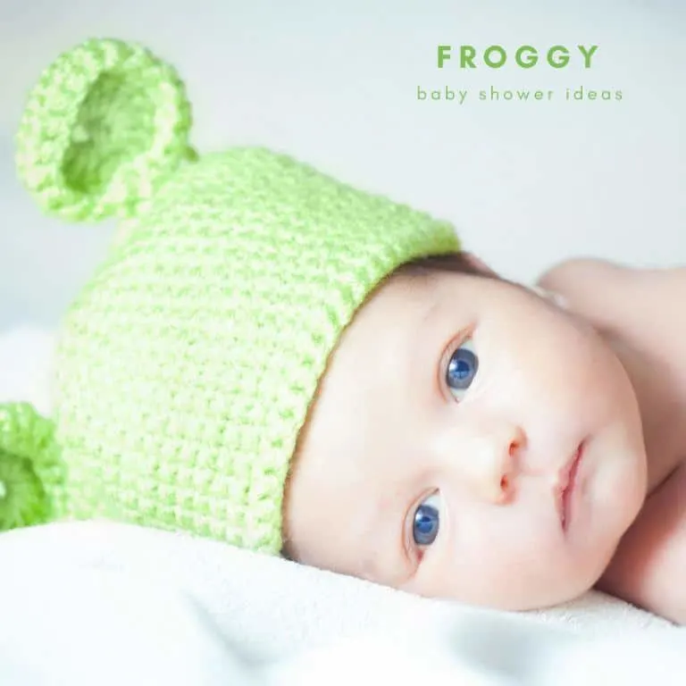 frog themed baby shower ideas