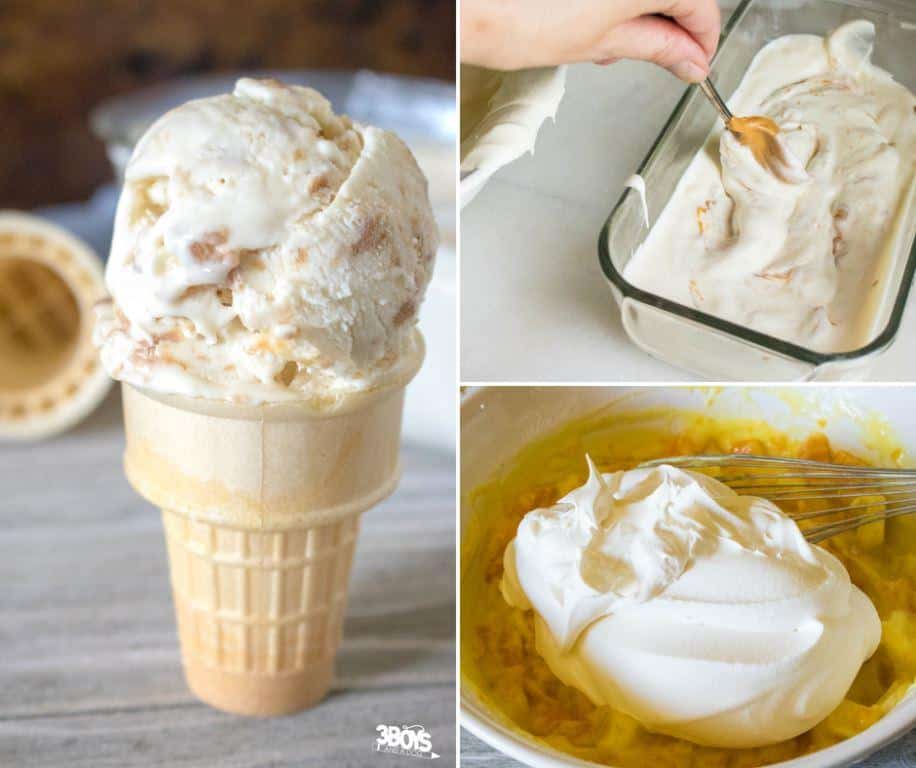 simply homemade Peanut Butter No Churn Ice Cream Recipe