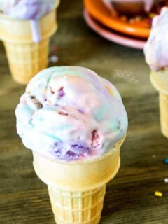 simply homemade tie dye ice cream