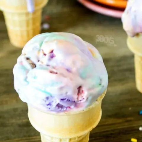 simply homemade tie dye ice cream