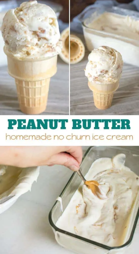 Peanut Butter Ice Cream with only 4 ingredients
