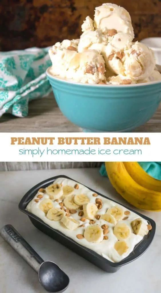 Peanut Butter Banana Ice Cream Recipe with few ingredients