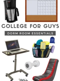 College for Guys Dorm Room Essentials