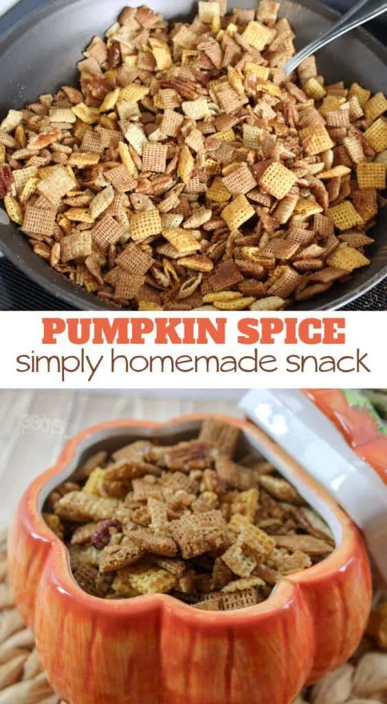pumpkin spice chex snack mix recipe