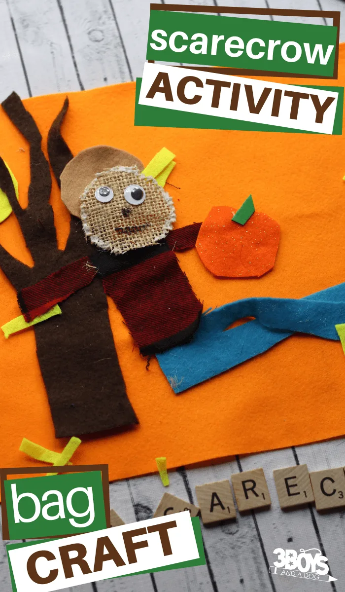 Scarecrow activity bag craft
