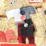 Scarecrow sensory bin craft
