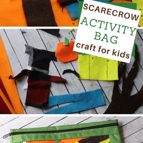 Make your preschooler a scarecrow activity bag