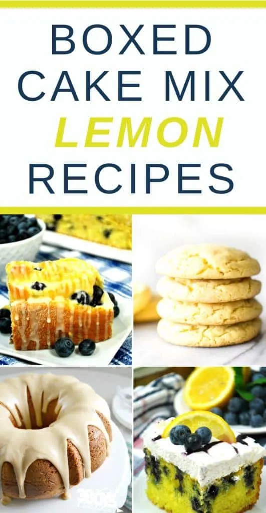lemon cake mix recipes
