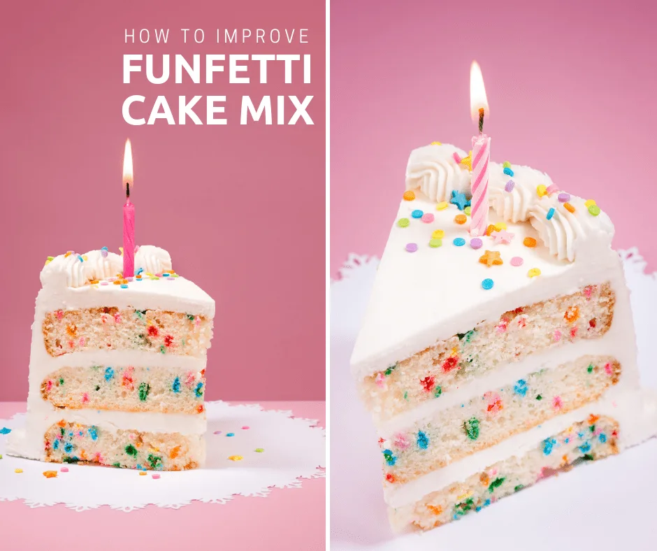 how to improve funfetti cake mix plus recipe