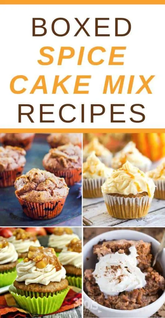 recipes using spice cake mix