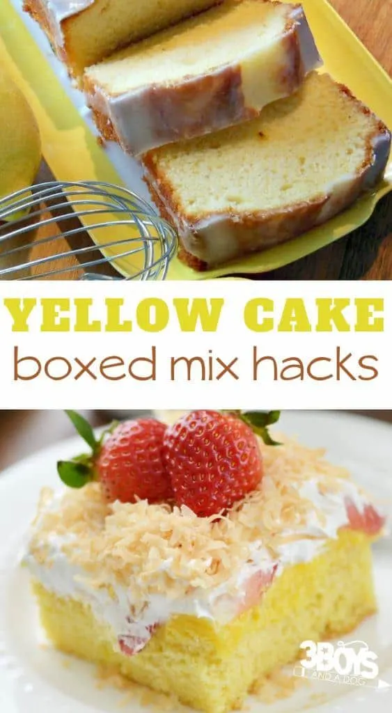 recipes with yellow cake mix